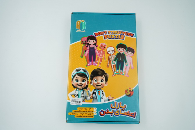 پازل 5لایه بدن انسان(جعبه ای)