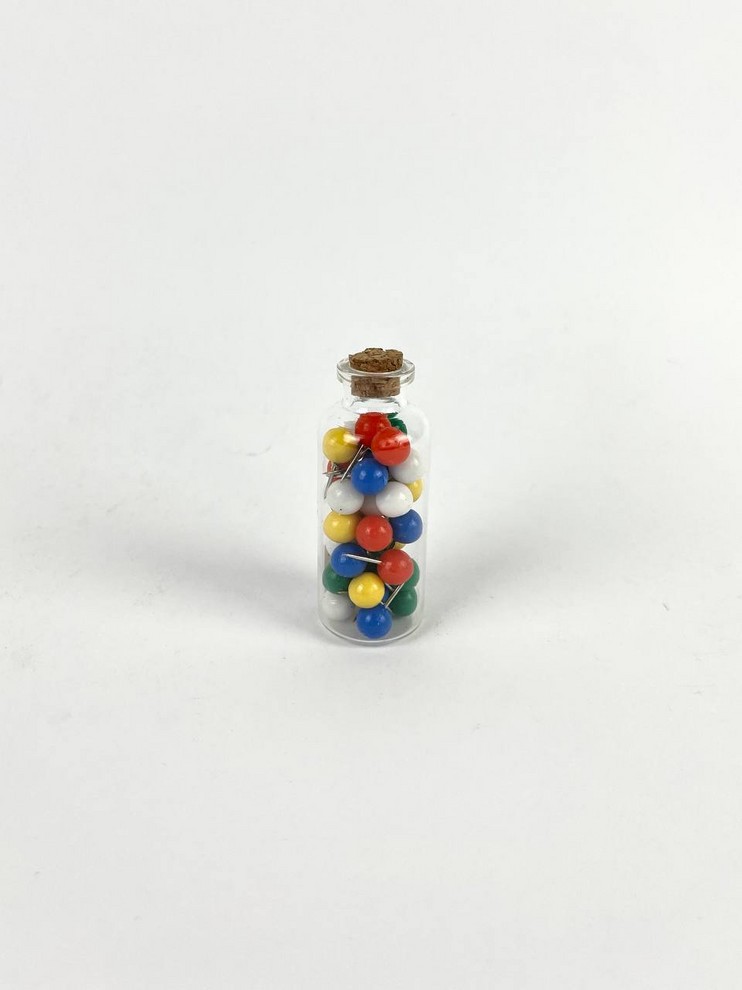 پونز نقشه گرد درشت شیشه استوانه