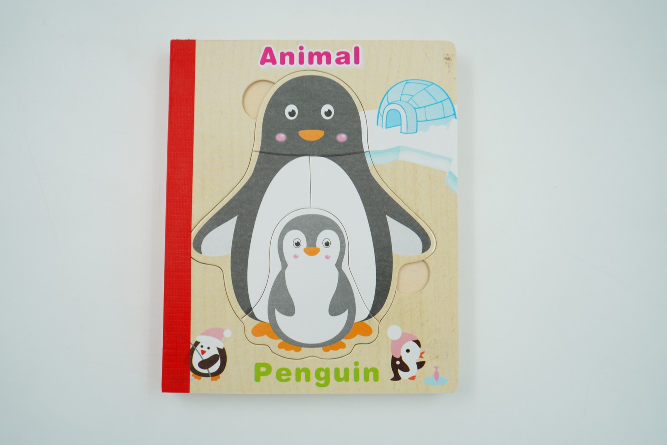 پازل کتابی چوبی