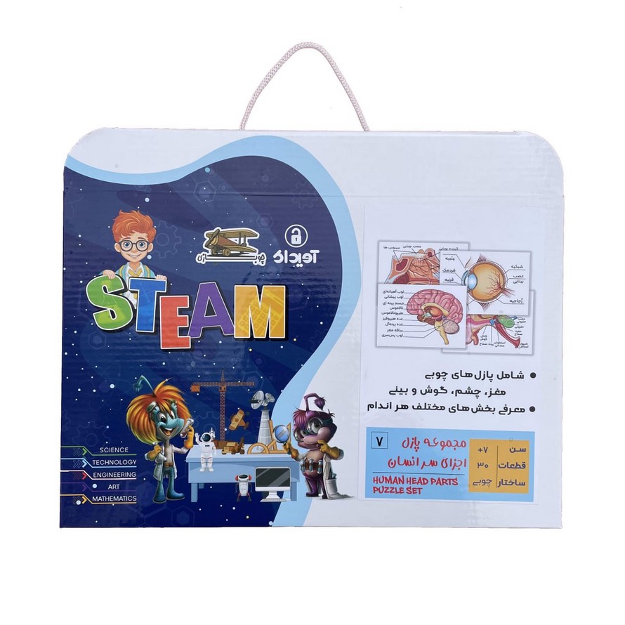 پازل اجزای سر