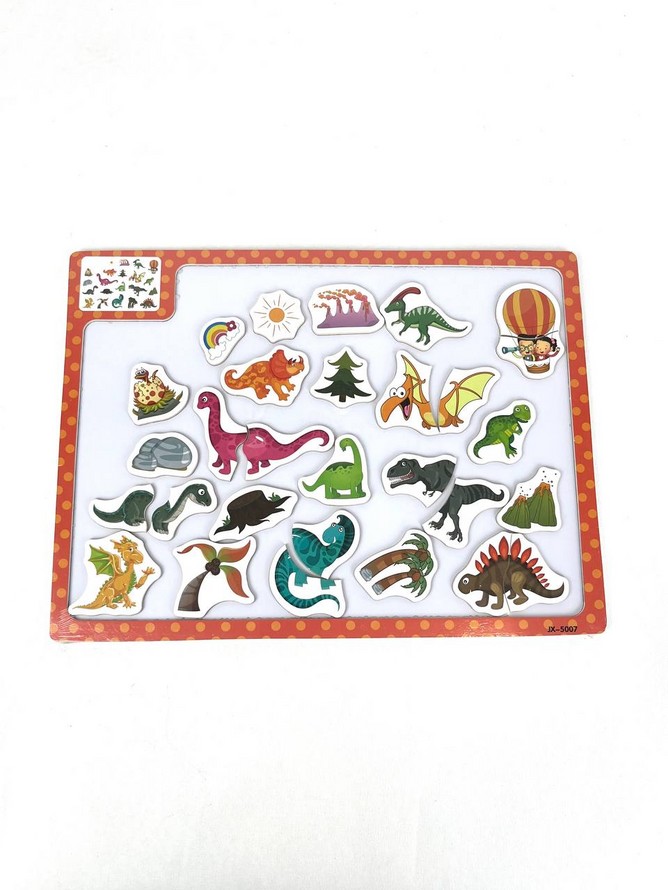 تخته وایت برد چوبی به همراه پازل مگنتی