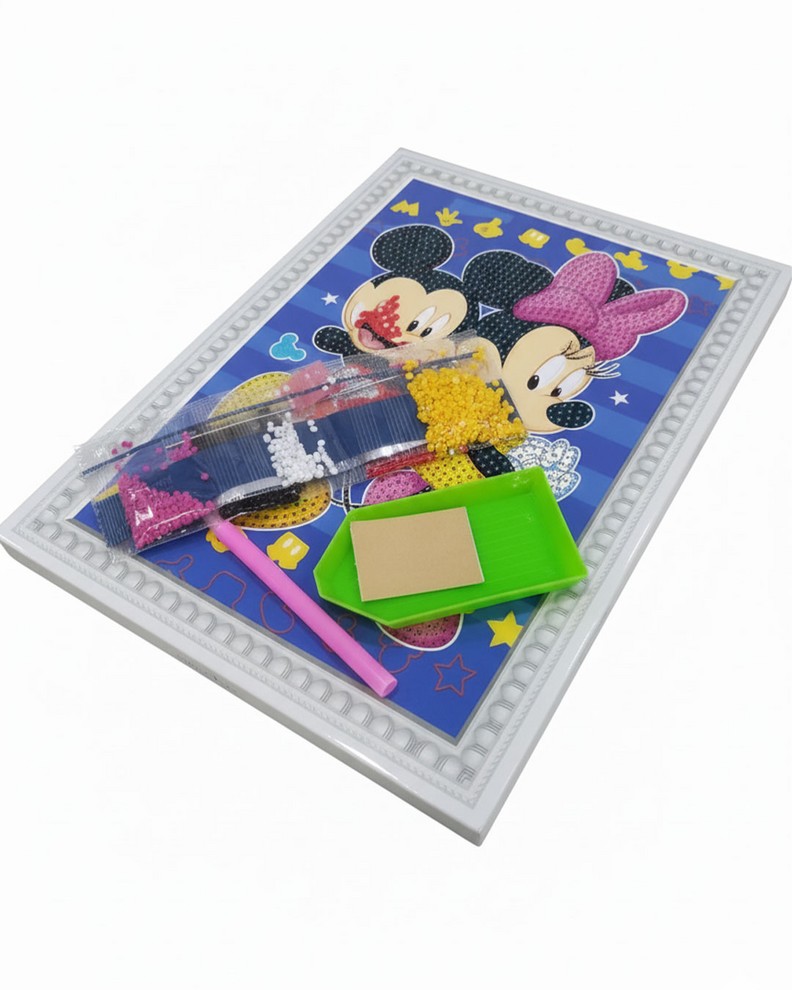 نقاشی الماسی ورقه ای میکی موس