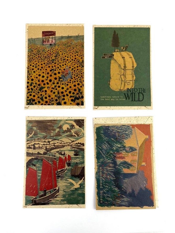 کارت پستال کلاسیک سایز 16 / لوتوس*