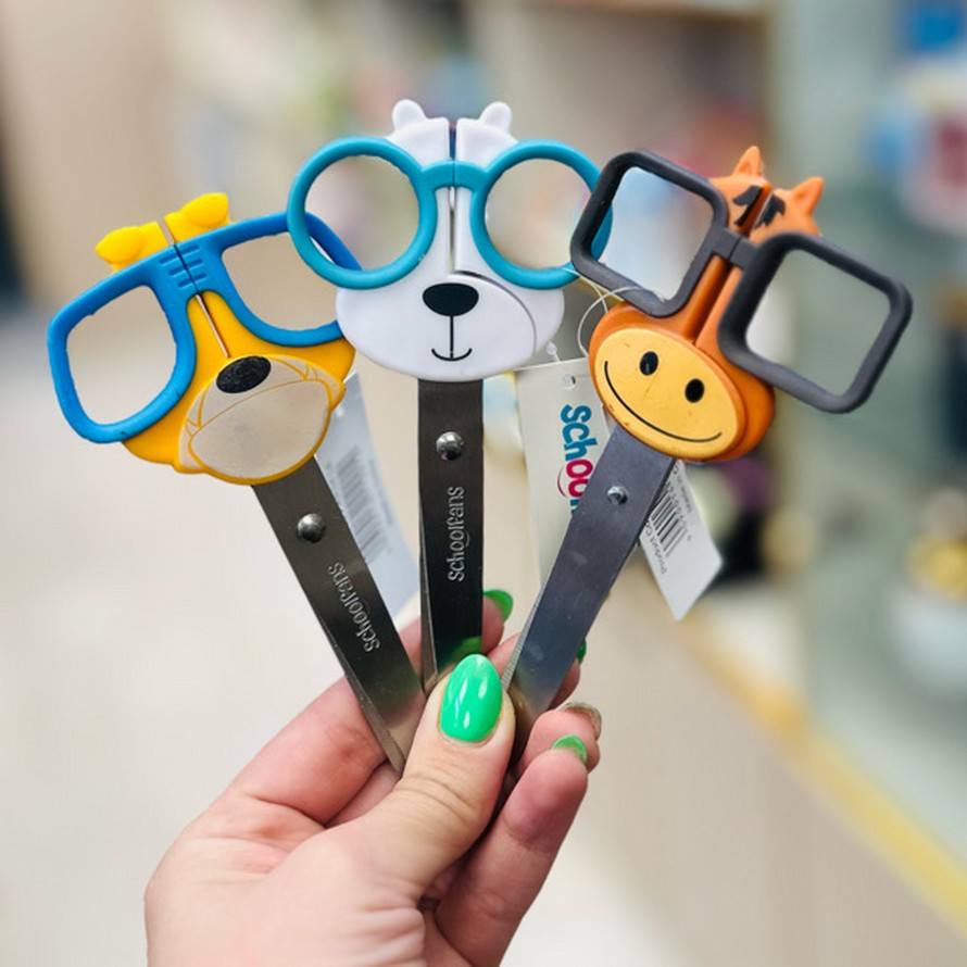 قیچی فانتزی حیوانات سر گرد غلاف دار