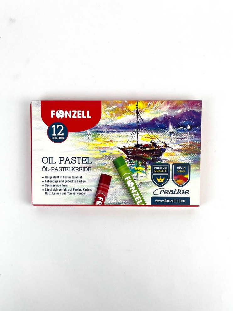 پاستل 12 روغنی گرد فونزل Creative