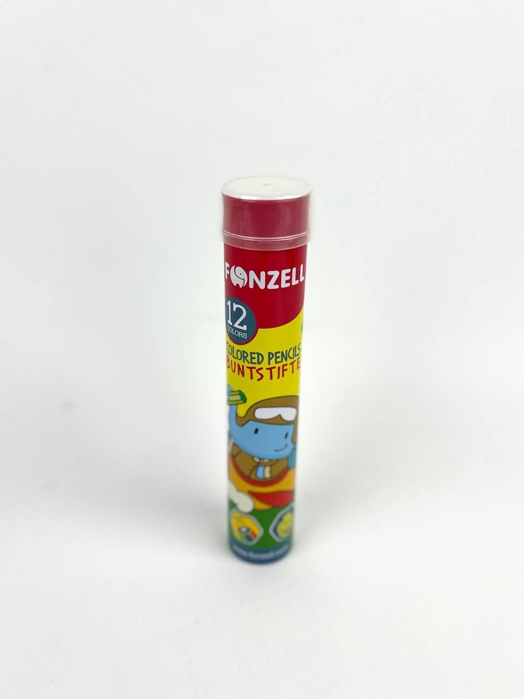 مداد رنگی 12 استوانه ای فونزل