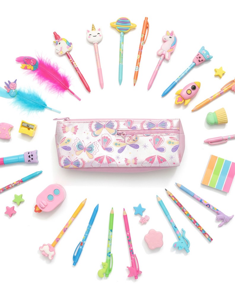 جامدادی سه زیپ پروانه ای