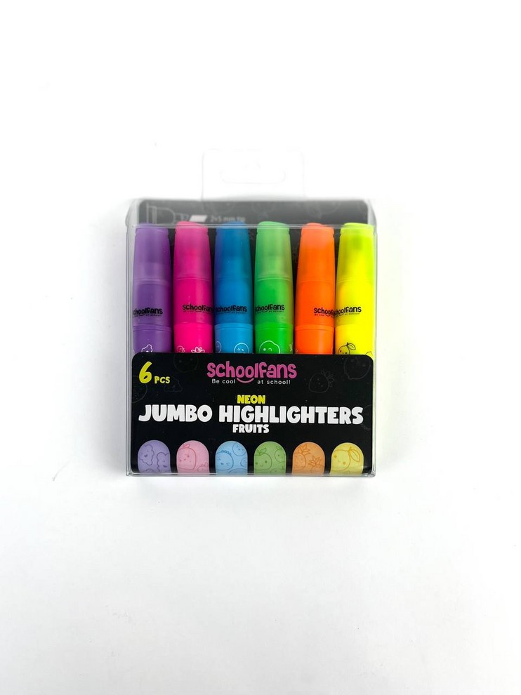 هایلایتر جامبو 6 تایی اسکول فنس