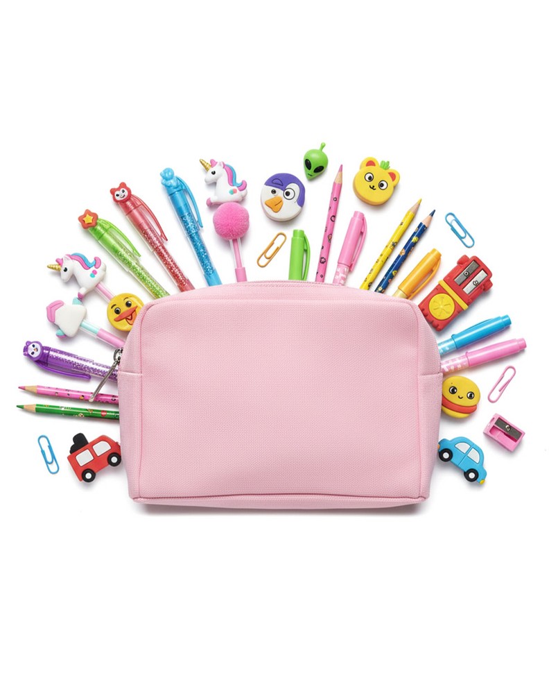 جامدادی کنفی تک زیپ Simple Life موکا