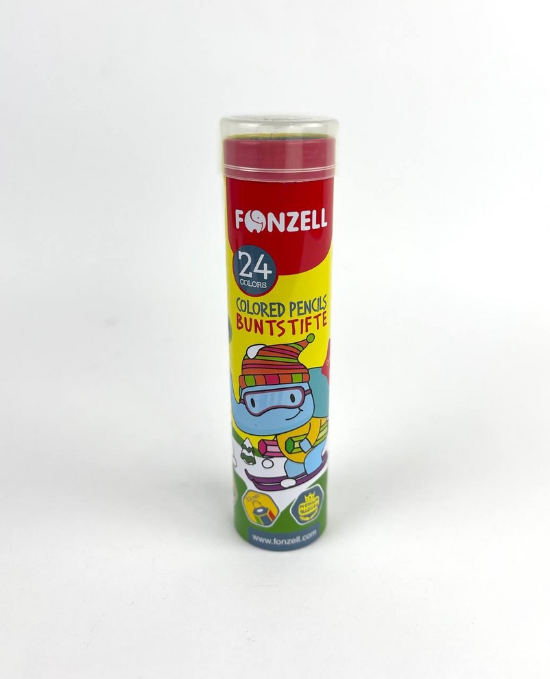 مداد رنگی 24 استوانه ای فونزل