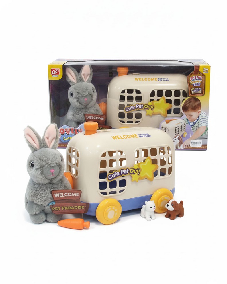 باکس خرگوش با وسایل